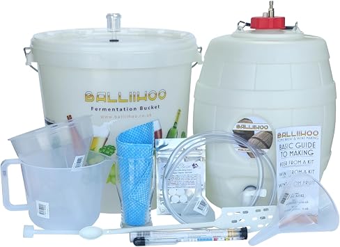 Balliihoo Homebrew Kit Complete Starter Set With Barrel And Co2 Control Cap