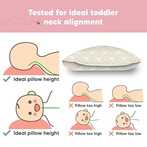 Vista 51 de KeaBabies - Almohada con funda para niños pequeños, almohada My Little Dreamy de 13 x 18 pulgadas (KeaFriends)