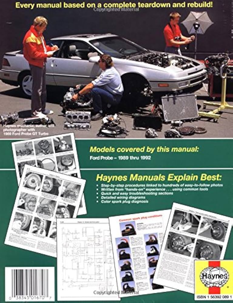 Ford Probe 1988 ショップマニュアル　整備書 Ford Probe 1989 thru 1992 All Models (Haynes Automotive Repair
