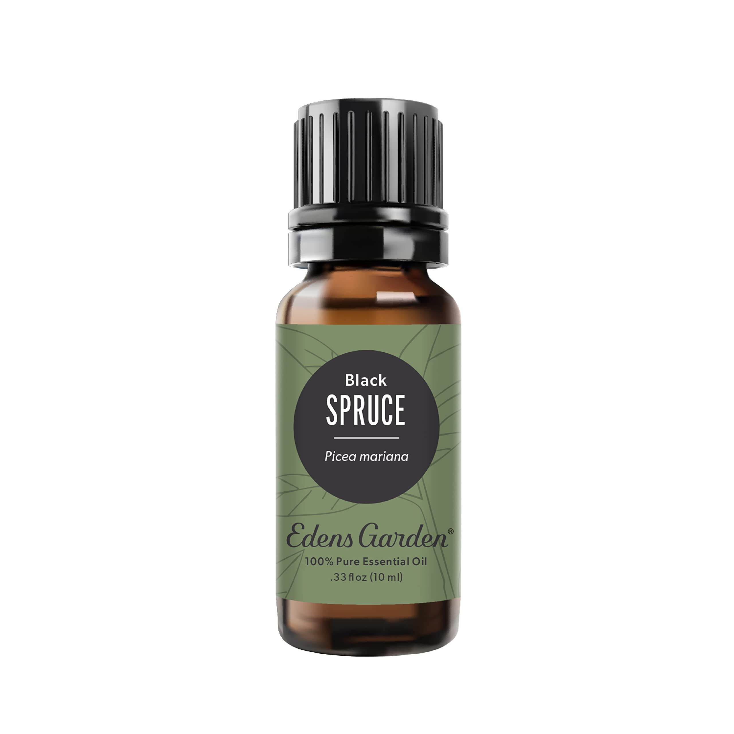 Edens Garden Spruce- Black Essential Oil- 100% Pure Premium Grade, Undiluted, Natural, Therapeutic, Aromatherapy, The Best for Diffuser, Skin, Candle,