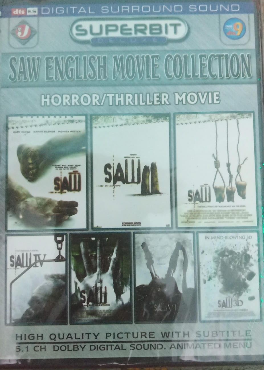 7 in 1 horror saw collection in english (saw 1 to saw 7) DVD-image-33