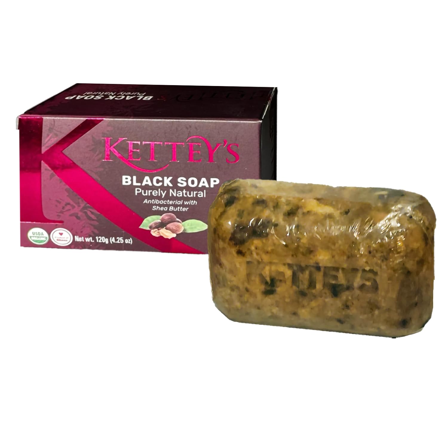 KETTEY'S Black Soap 4.25oz bar