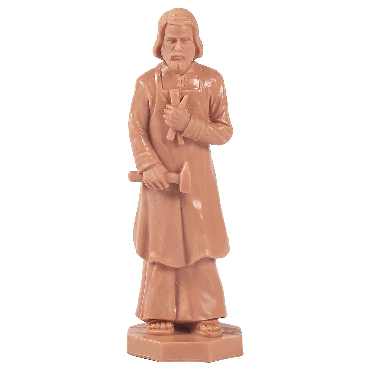 Juvale St. Joseph Statue - Religious Figurine - Part of Catholic Tradition of Burying to Improve Home Sales - Patron Saint of Workers Statue, Holy Christian Decoration and Gift, 8.9cm in Height