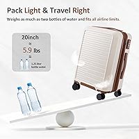 Amazon.com | OUZZO Luggage Sets 3 Piece,Expandable Suitcase Sets