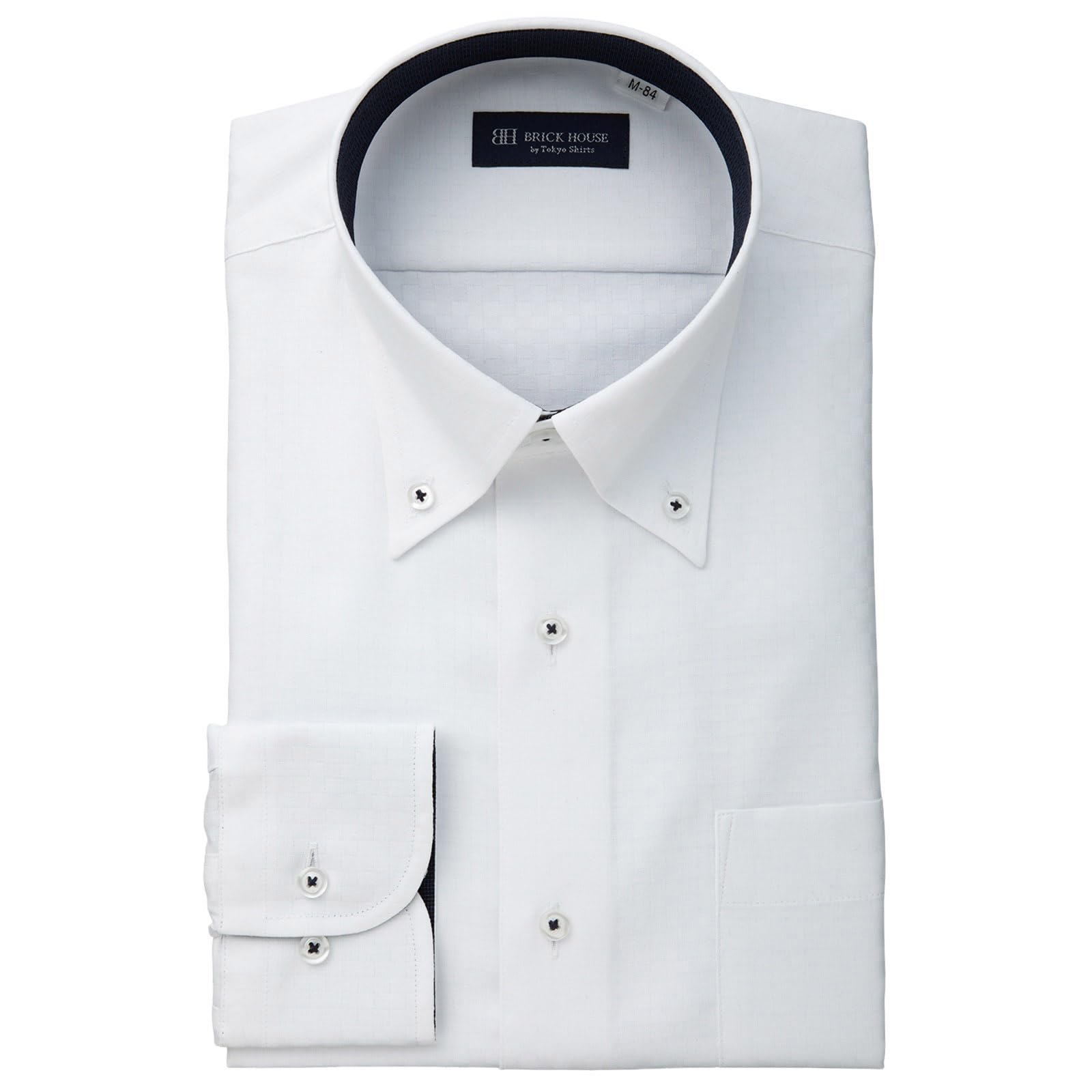Amazon.co.jp: BRICK HOUSE(ブリックハウス): メンズシャツ 長袖 L41-86