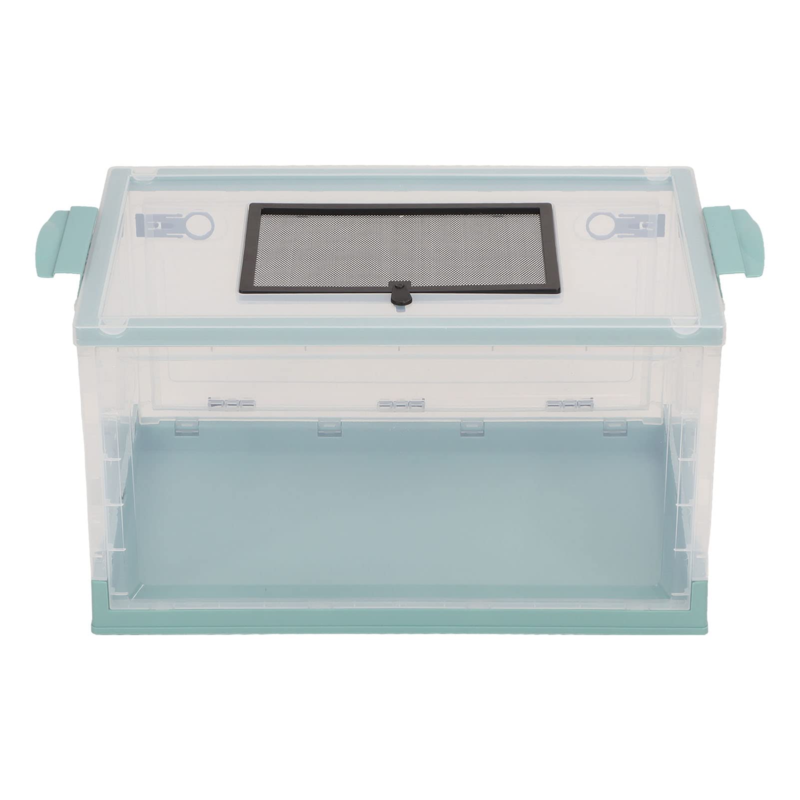 RiToEasysports Grande serbatoio trasparente traspirante per criceti scoiattolo dorato Cole Duck, design della porta d'ingresso per un comodo accesso al cibo, ideale per piccoli animali domestici