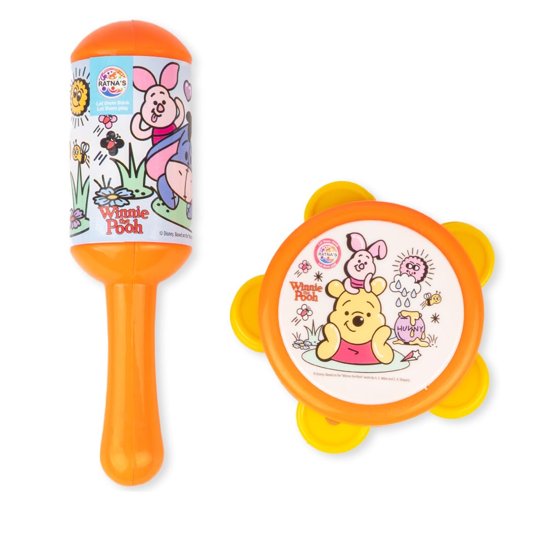 Ratnas Disney Harmony Rattle Set | Shake & Roll Musical Toys for New Born Babies, Infants & Toddlers (Winne The Pooh) (B0C7MR2PZR) Amazon Price History, Amazon Price Tracker