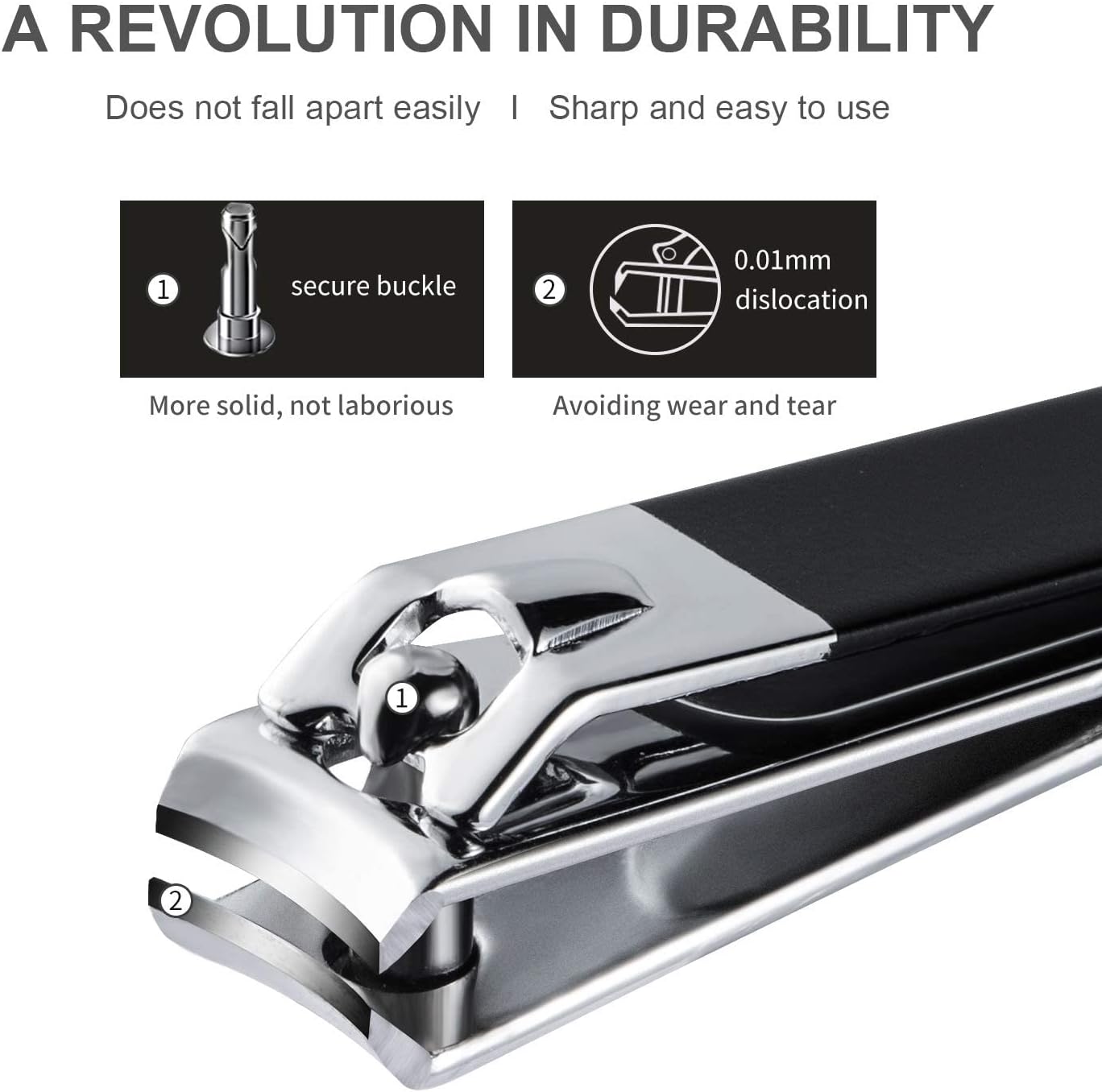 Manicure Set Nail Clippers Pedicure Kit Stainless Steel Professional Grooming Care Clipper Tool for Men Women