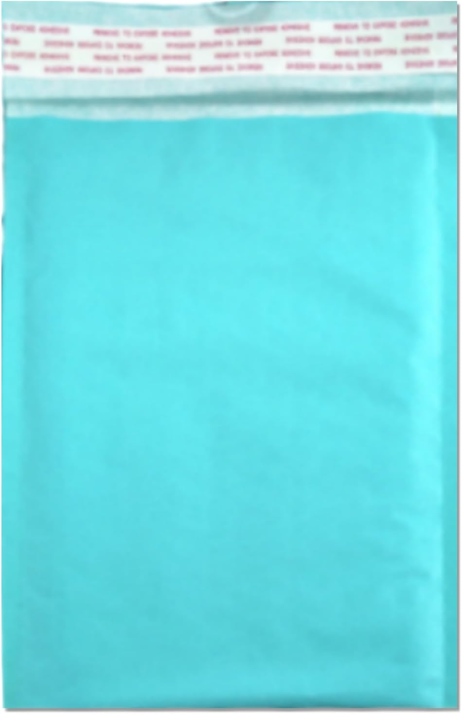 50 6x10 EXCLUSIVE DESIGN AQUA Kraft Bubble Mailers, Standard Mailer SIZE #0
