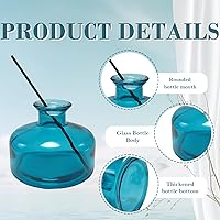 Vista 3 de vipolish Botella difusora de aceite esencial de vidrio de 6.8 fl oz de 6.7 onzas, tarro de aromaterapia, contenedor de almacenamiento de fragancias