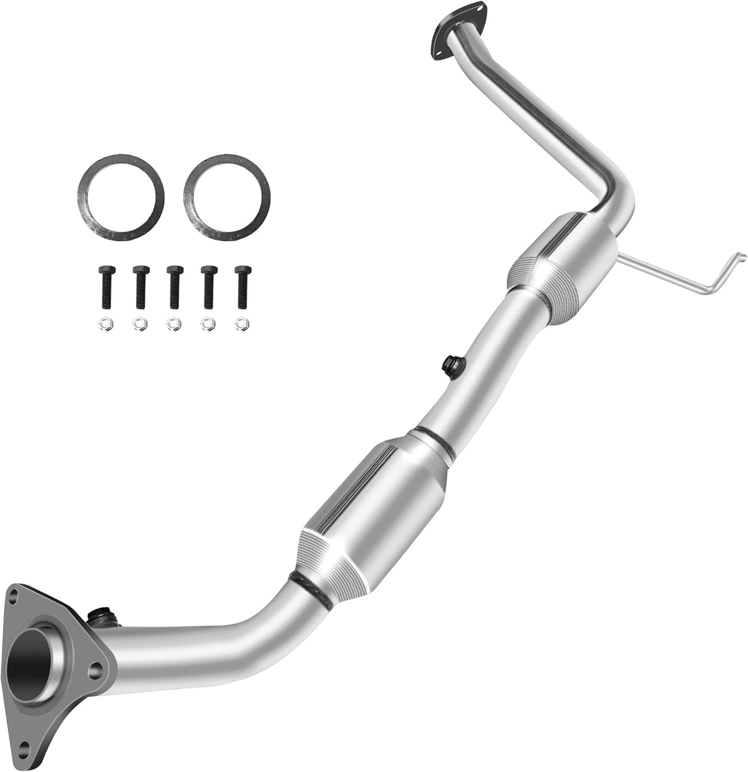 [Left]FortunaFlow Catalytic Converter Compatible with Toyota Tundra 2007-2019 5.7L(EPA Compliant high flow standard)
