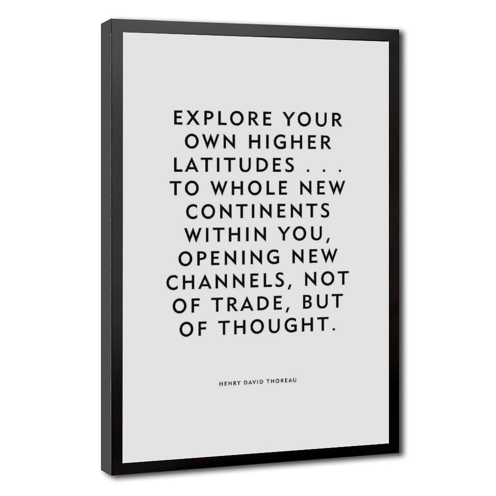 ELKPDOE Explore Your Own Higher Latitudes Poster Motivational Quotes