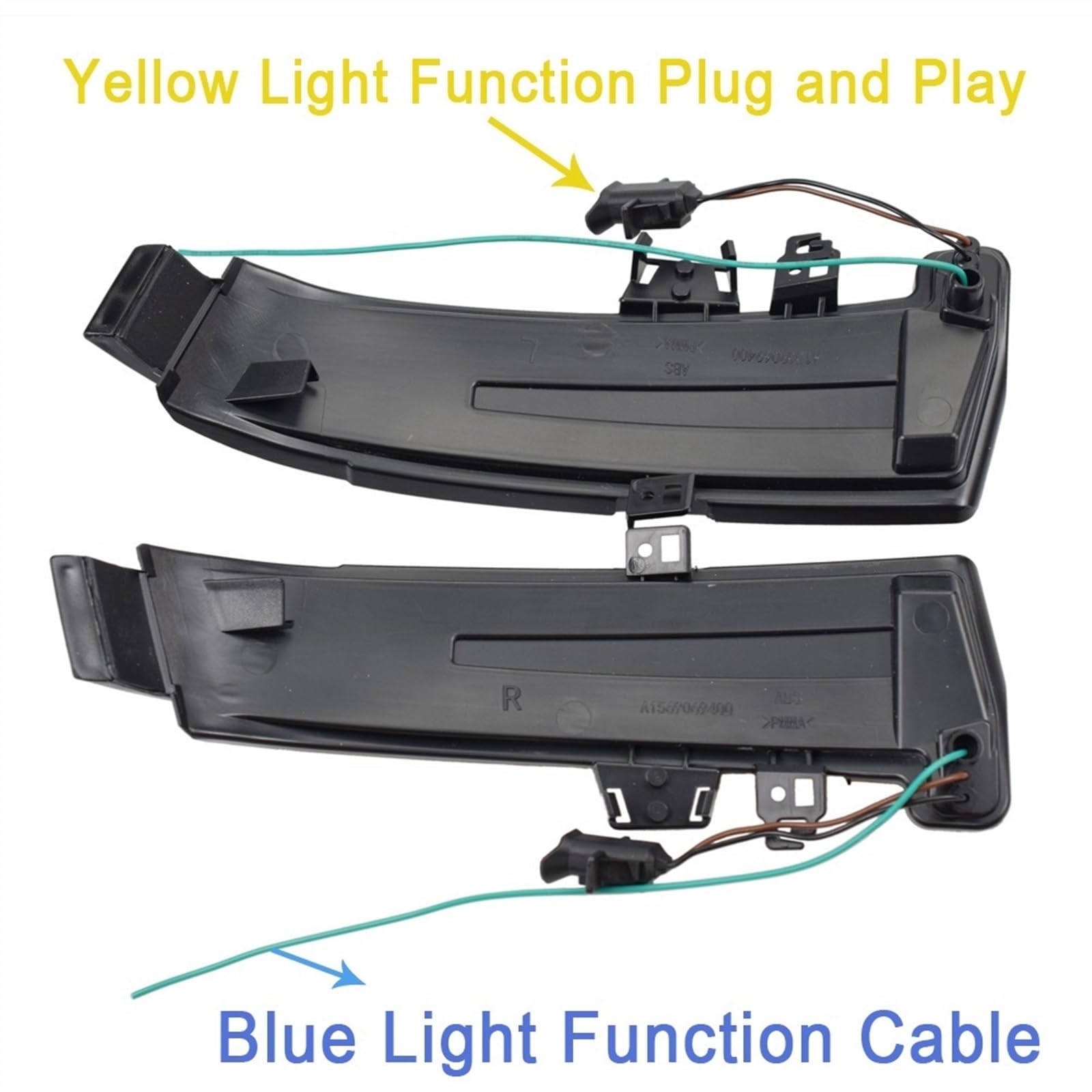 Indicatore Direzione Compatibile con Mercedes per Benz per A B C E S CLA GLA CLS Class W176 W246 W204 W212 C117 X156 2007-2017 Auto Lampeggiante Indicatore di Direzione Indicatore Luminoso(2)