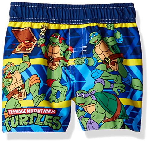 Nickelodeon Little Boys' Teenage Mutant Ninja Turtles Infant Swim Trunk, Blue, 12M