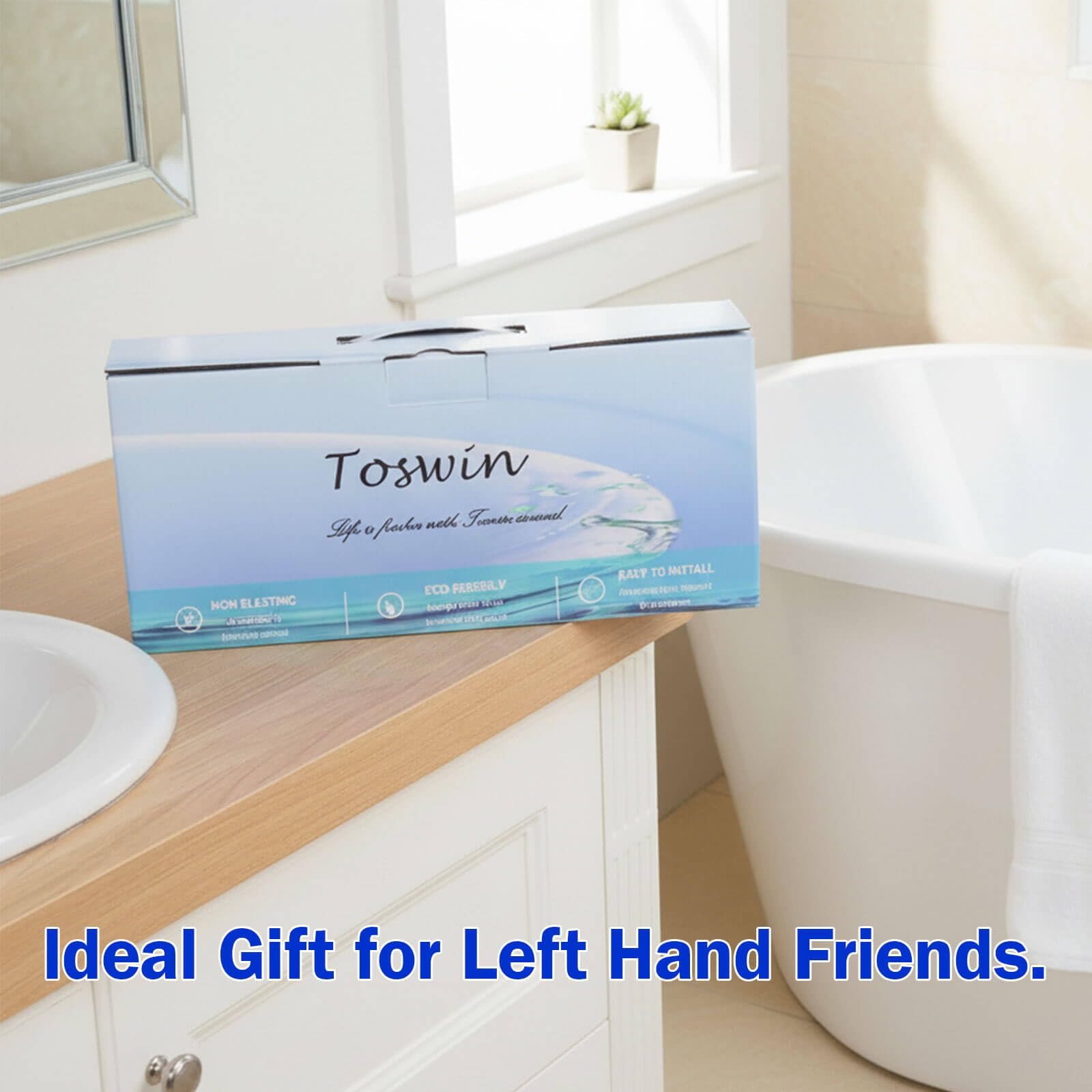 Bidet leworęczny bidet leworęczny ultra cienki bidet z lewej strony przezroczysty tylny bidet do toalety z podwójną przednią i tylną dyszą oraz regulowanym ciśnieniem wody - biała gałka