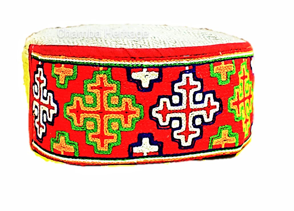Handmade Kullu Topi-Himachali Cap (X-Small Child Size 5) Multicolour-image-37