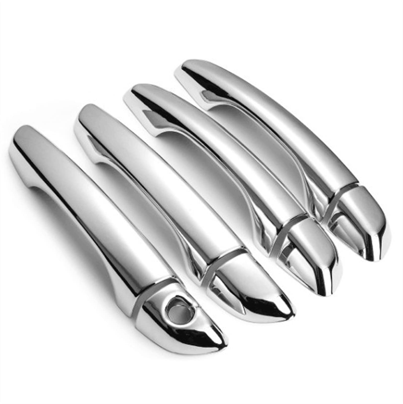 Rinkteea 2 Exterior Car Door Handle For Hyundai I35 017-020 Chrome Car Door Handle Cover Trim Sticker Styling Accessories Decal Protector(2)