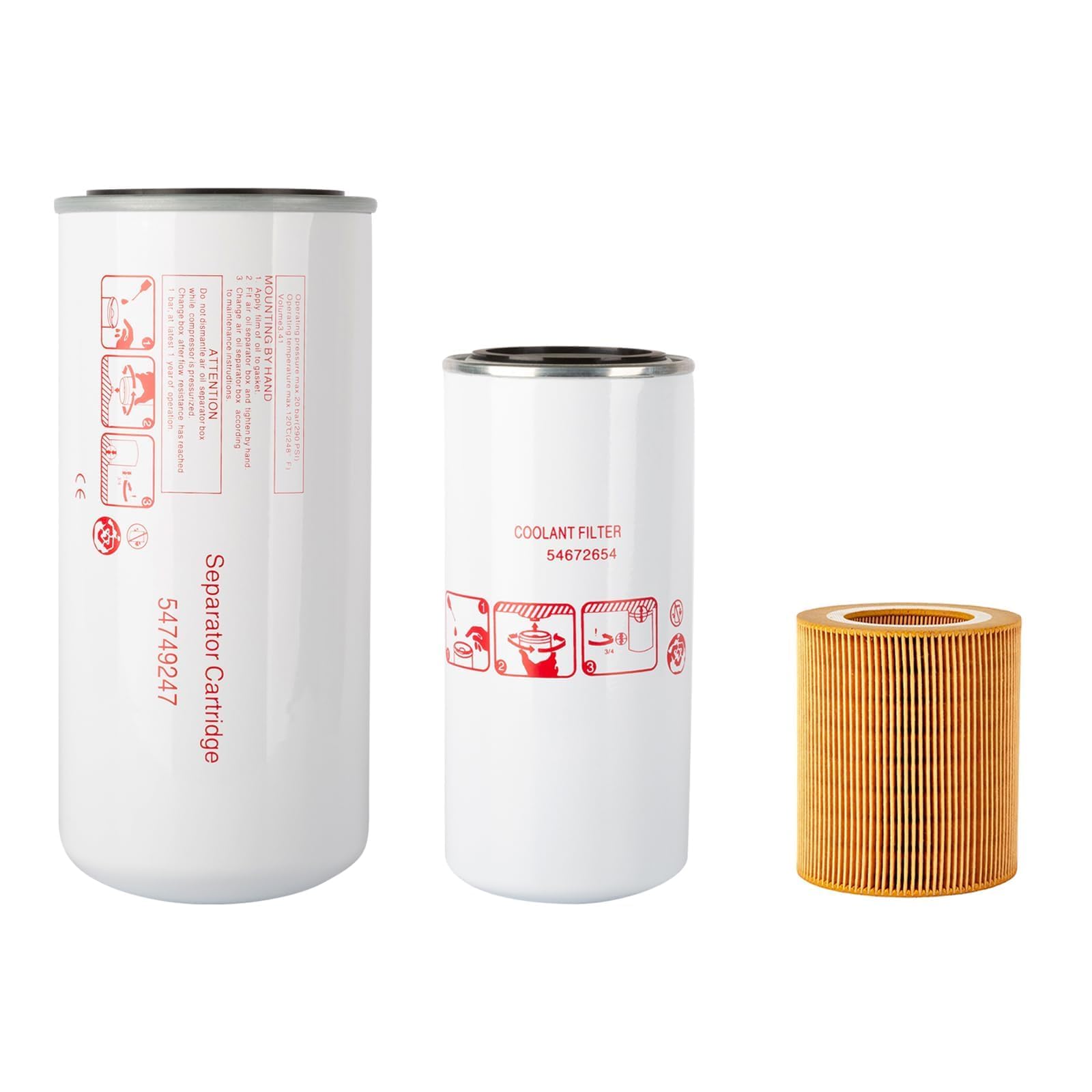 ぷりん Amazon.com: GETOPAUTO 54749247 54672654 89295976 Air Oil Separator