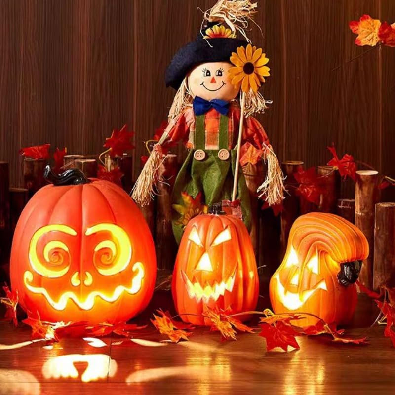 Jack o Lantern,LED Pumpkin Outdoor Decoration Battery Operated