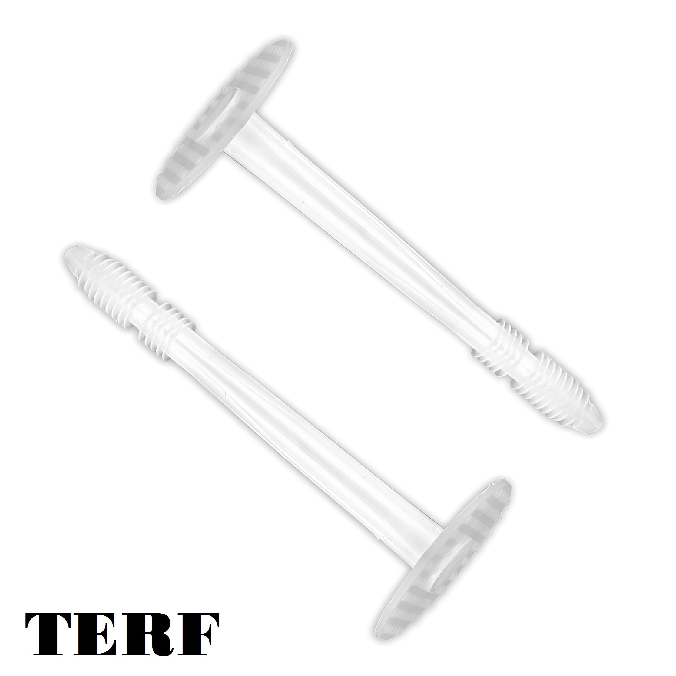 TERF® M8 X 70mm Plastic Insulation Fixing Anchor M8 (8mm) X 70mm White Plastic Insulation Fixing Plug - Pack of 50 - Image 2