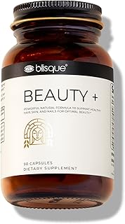 Natural Beauty Supplement for Nail Strength, Hair Growth, and Skin Care | with Biotin & Hyaluronic Acid | Doctor Approved | Vegan and Non-GMO | 90 Capsules