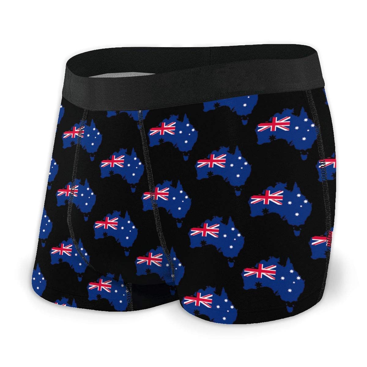 934 Men's Underwear 5487 Boxer Shorts Australia Map And Flag Boxers Shorts Special Briefs Stretchable Boxer Brief For Man, Husband, Dad M