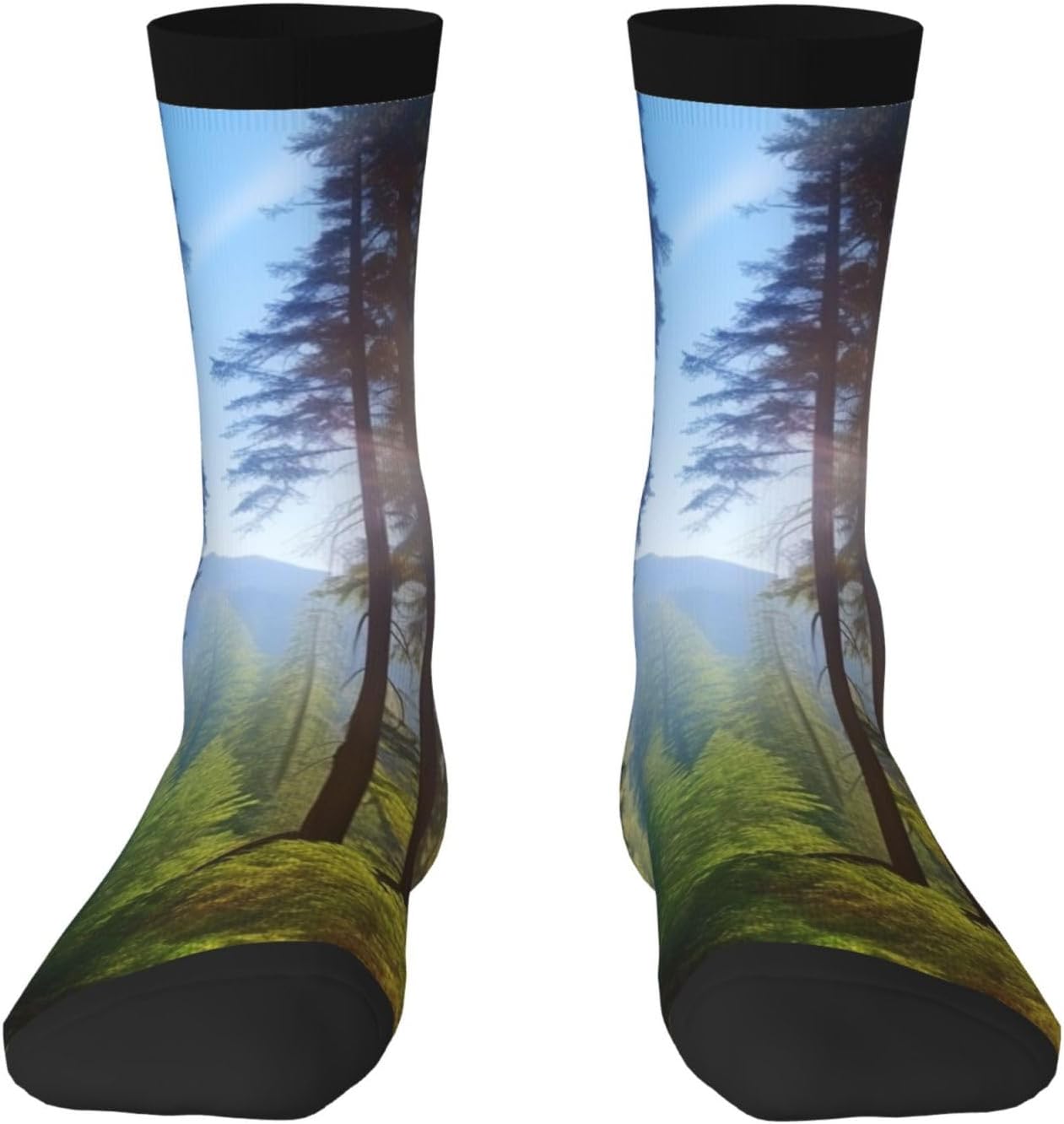 Sunshine Trees Crew Socks for Men & Women – Moisture-Wicking Sport Socks