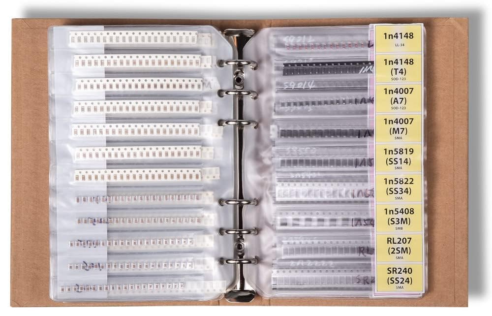 SMD SMT 1206 elektronische componenten assortiment boek, weerstand SMD SMT 1206 elektronische componenten assortiment boek, weerstand