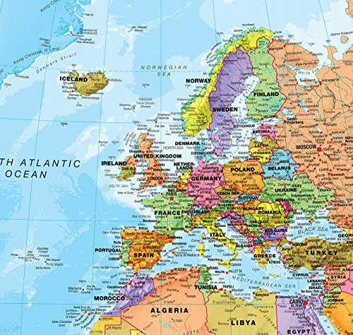 Maps International Giant World Map - Mega-Map Of The World - 46 x 80 - Fully Laminated - 2026 Updated by Maps International - Image 4