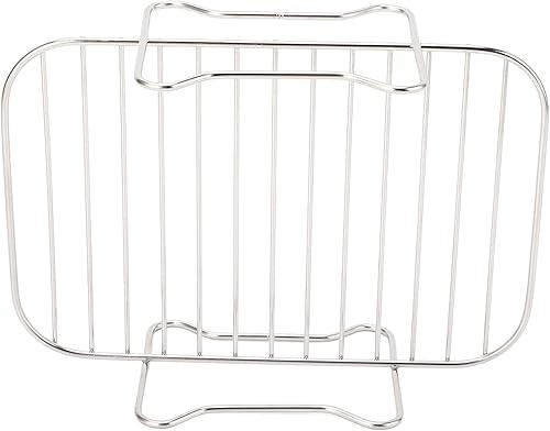 Miniatura 8 de Fryer Rack, Air Fried Pot Accessories Rectangular Grilled Grilled Double Pot Accessories Oven Grilled Grill Stackable Racks Air Accessories