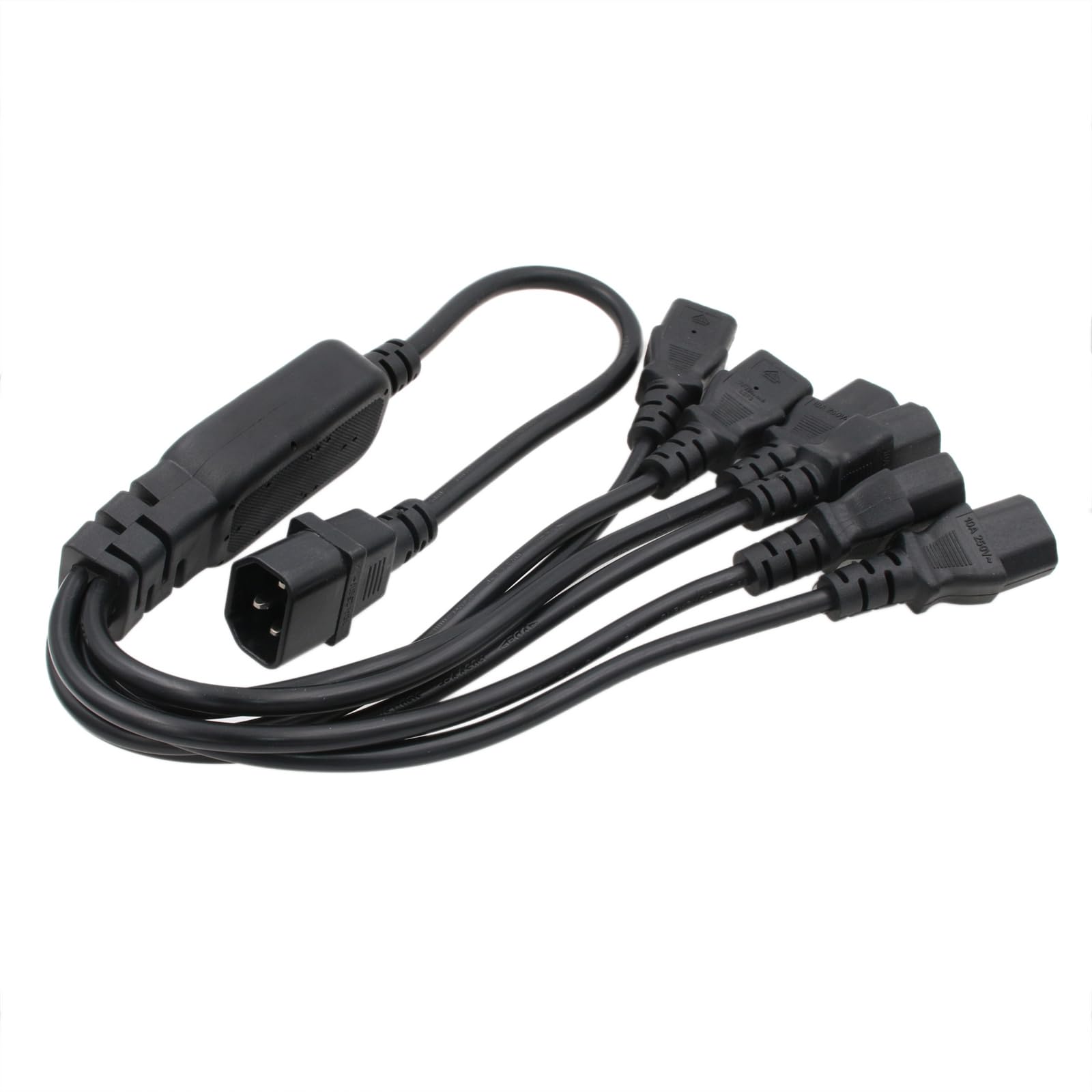 Cavo Alimentazione C14 A C7 Kentek 1,8m 18AWG 10A/125V Non Polarizzato Per PDU/UPS