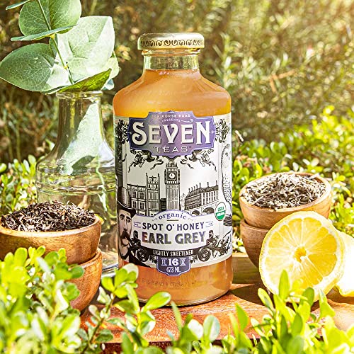 Seventeas Spot O'honey Earl Grey Tea, 16 Fl Oz (Pack Of 12 Bottles), Organic, Bottled Iced Teas #TOP3