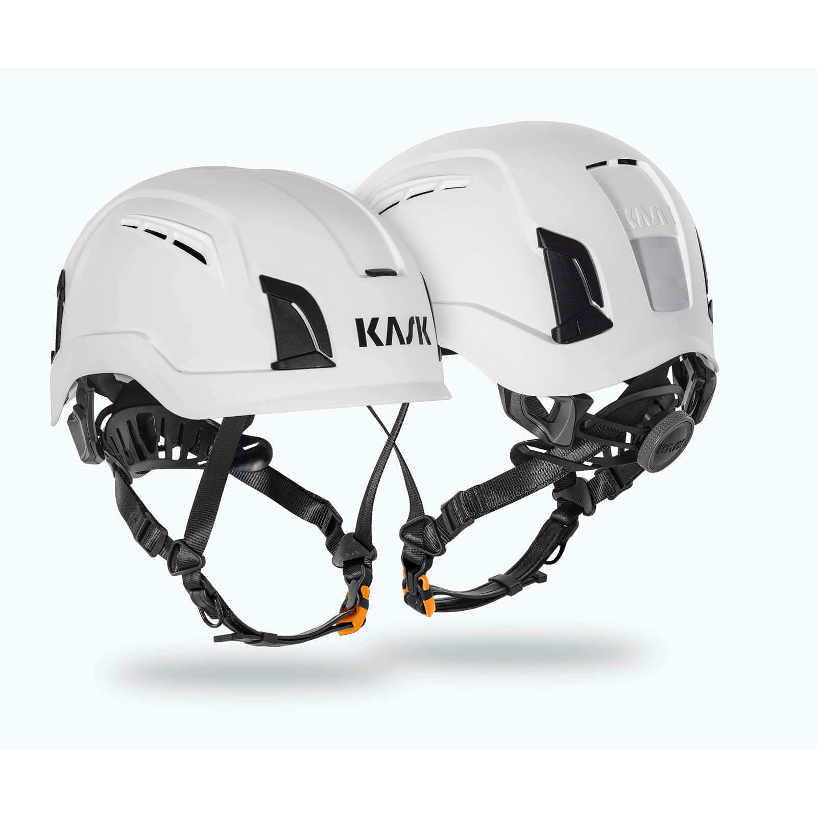 KASK Zenith X Air Casque de protection, casque de chantier, casque d'escalade, casque de travail, molette de taille 52-63 cm, système de ventilation, couleur : bleu