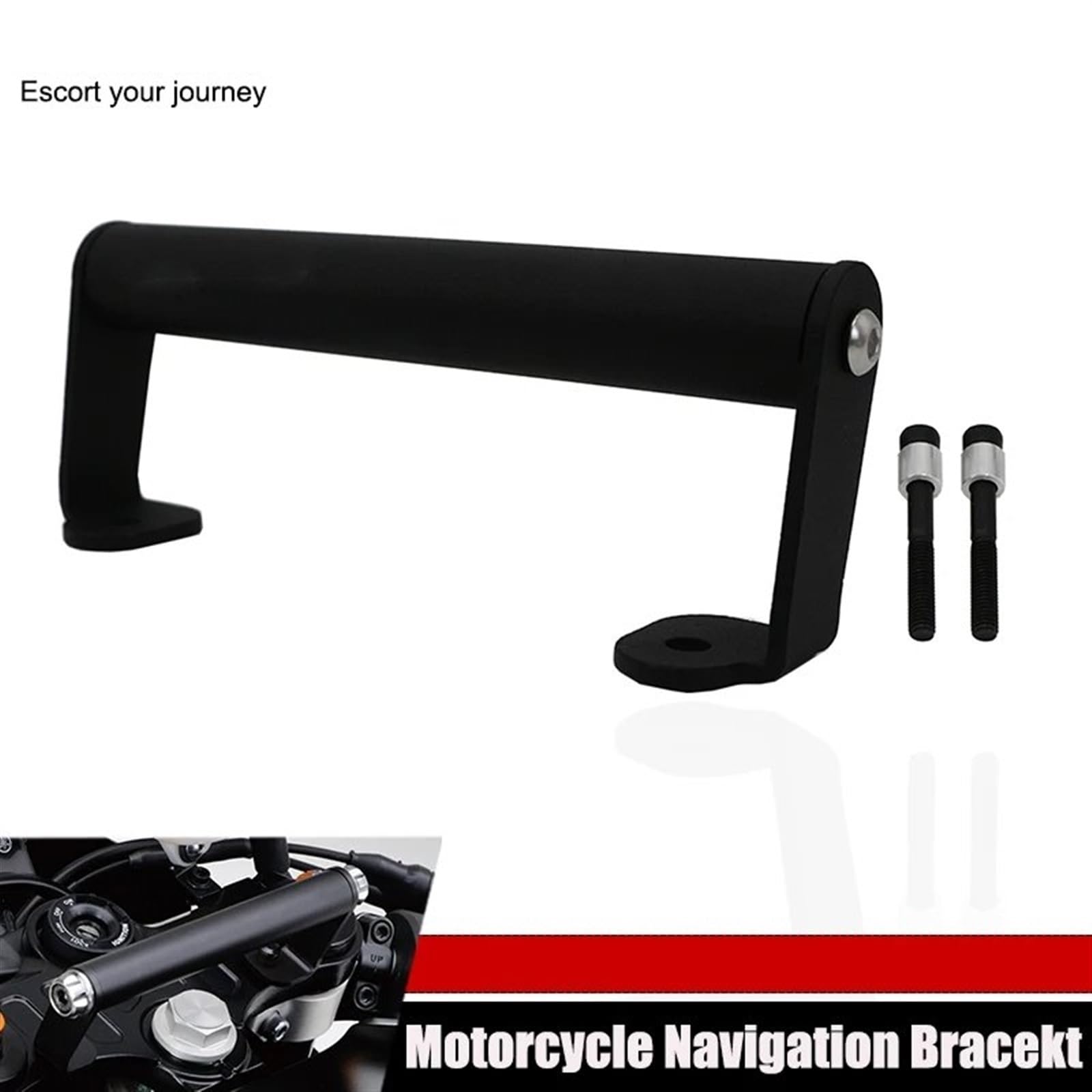 Support Navigation Moto pour YZF-R7 2022 2023 Support Plaque Navigation GPS Téléphone Moto Adapté Au Guidon(One Set)