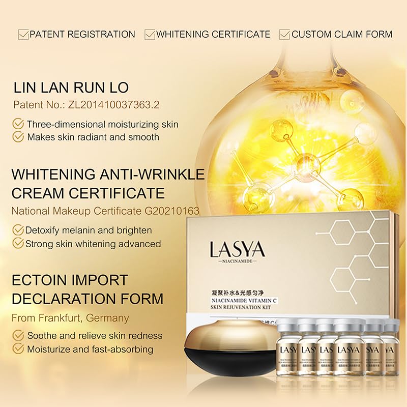 Skin Care Set Niacinamide Anti-Wrinkle Skincare Set for Women Christmas Gift