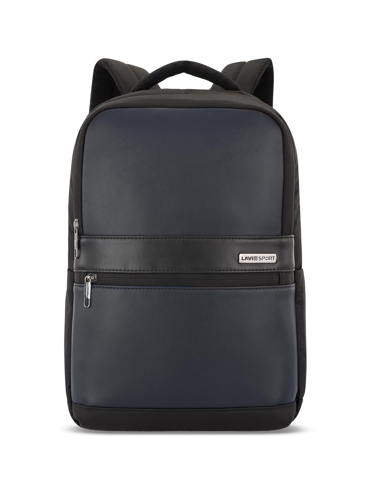 Lavie Sport 45cm Armour 24 Litres Laptop Backpack with Trolley Sleeve For Men & Women | Premium Vegan Leather Office Travel Backpack | Upto 14" Notebook/Macbook Compatible (B0D5H5GB7P) Amazon Price History, Amazon Price Tracker