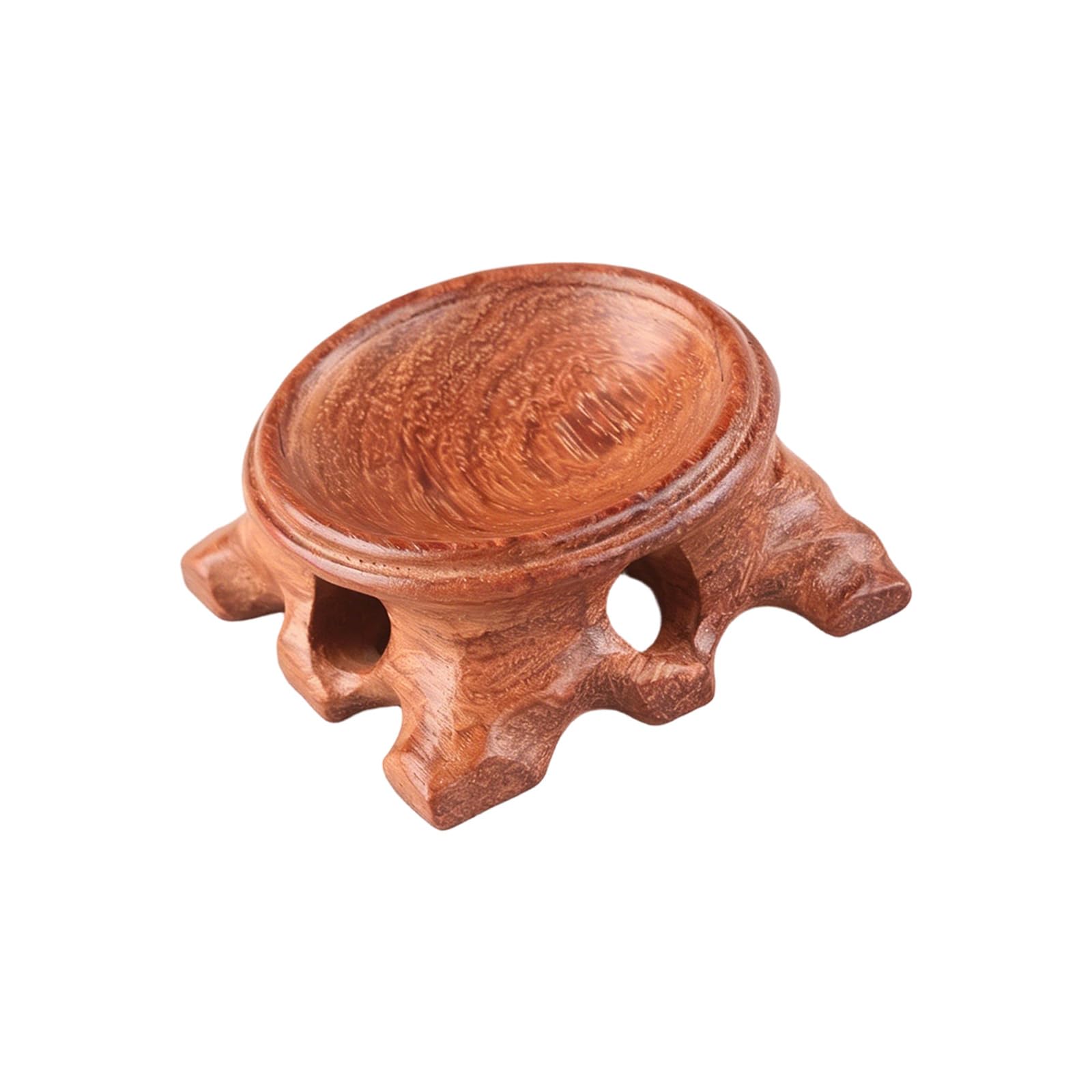 Msioytog 4/5 / 6Cm Wood Display Stand Base Perfect for Showcasing Ball Small Sculptures and Home Decoration Decorative Wooden Base