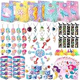 DMIGHT Mermaid Party Favors, 100 Pcs Birthday Party Supplies, Baby Shower Goodie Bag Fillers Mermaid Party docorations