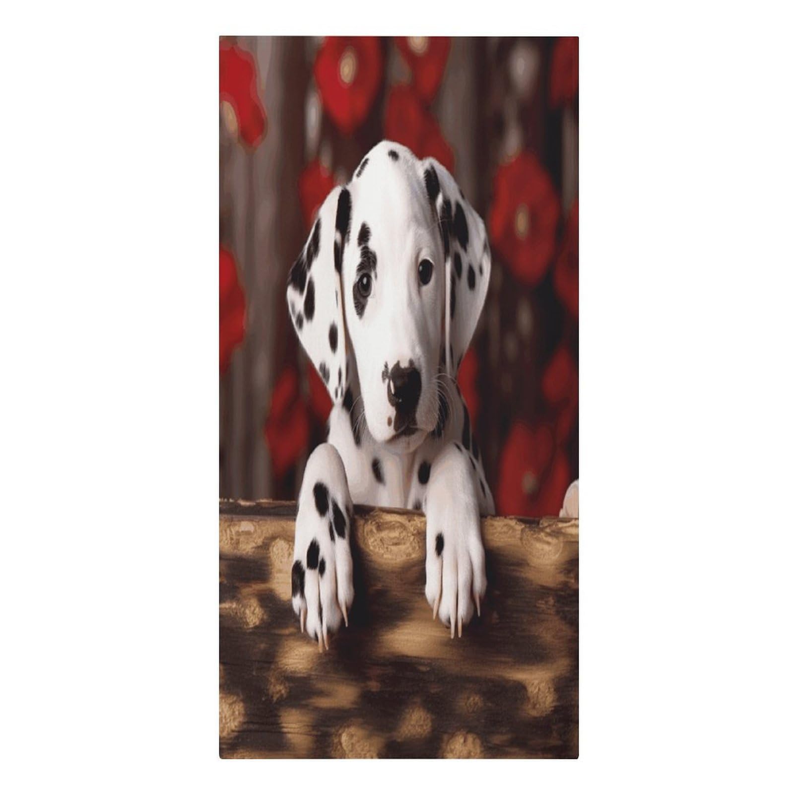 VstaDank Dalmatian Puppy Beach Towels 30"x61" Microfiber Super Absorbent Large Bath Towels Cozy Soft Swim Travel Towel Quick Dry Thin Pool Towel Beach Accessories for Outdoor Adult