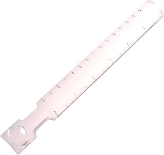 Cosmos Magnifying Ruler Mini Magnifying Bar Magnifier Ruler for Reading Small Texts and Prints on Books, Newspaper, Documents, Bible, Instructions in Home & Office, 6 Inches