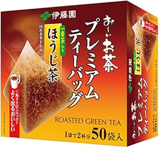 Itoen Hojicha (Roasted Green Tea) Premium bag Pack of 50