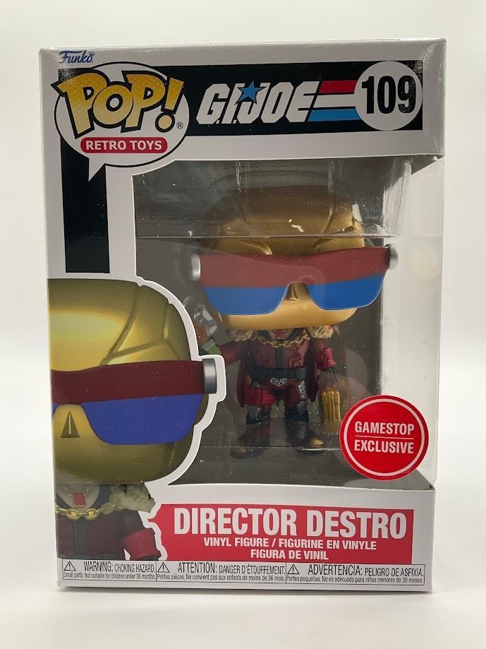 Miniatura 2 de Funko GI Joe Pop! Retro Toys Director Destro - Figura de vinilo exclusiva #109