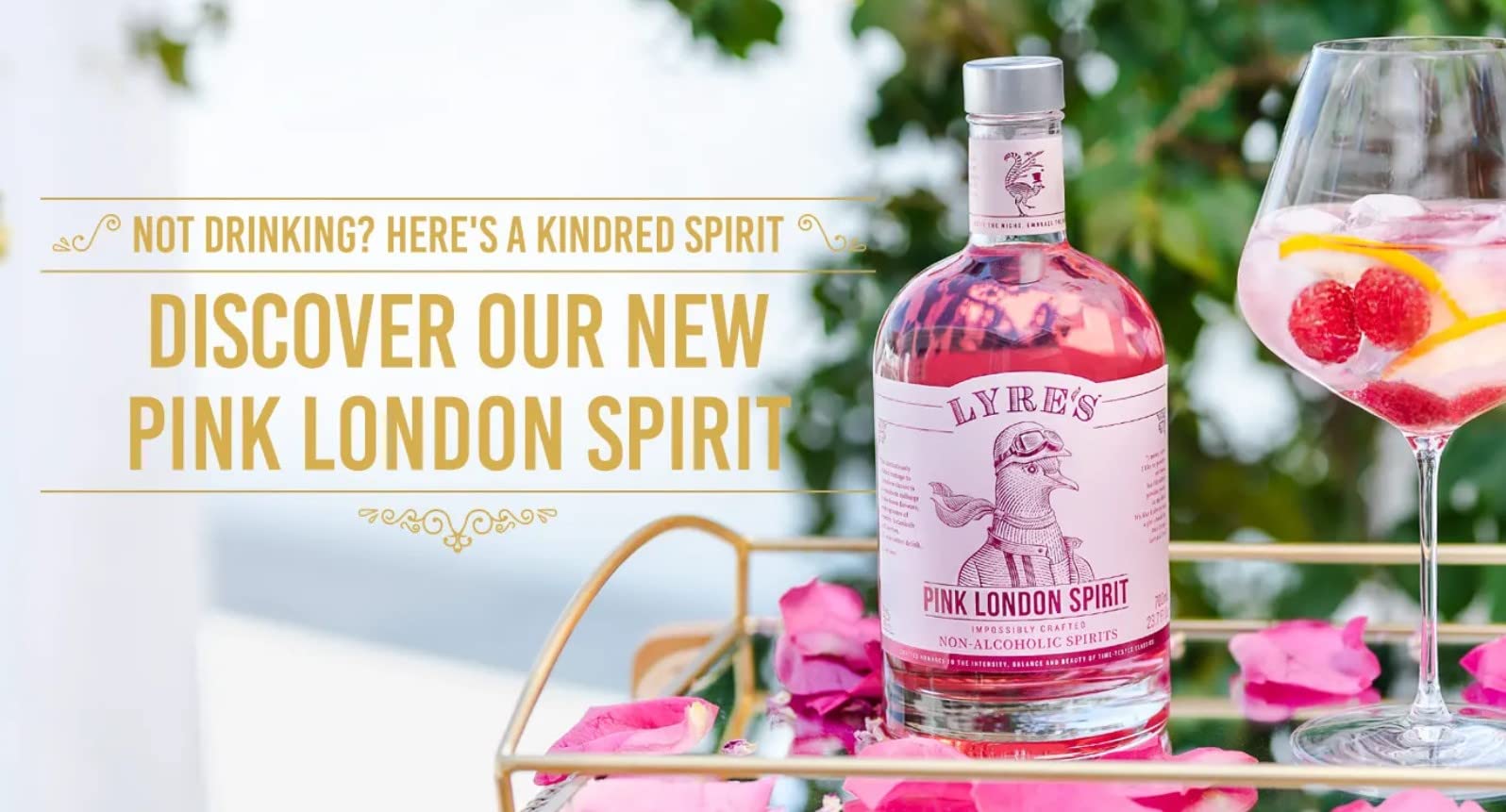 Buy Lyre's Pink London NonAlcoholic Spirit Pink Gin Style 23.7oz X 1 Enjoy The World's