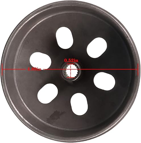 Miniatura 6 de labwork GY6 - Juego de embrague y variador de 150 cc y correa de repuesto 842 para motor GY6 de 4 tiempos, Go Kart, scooter, ATV, UTV Kit de