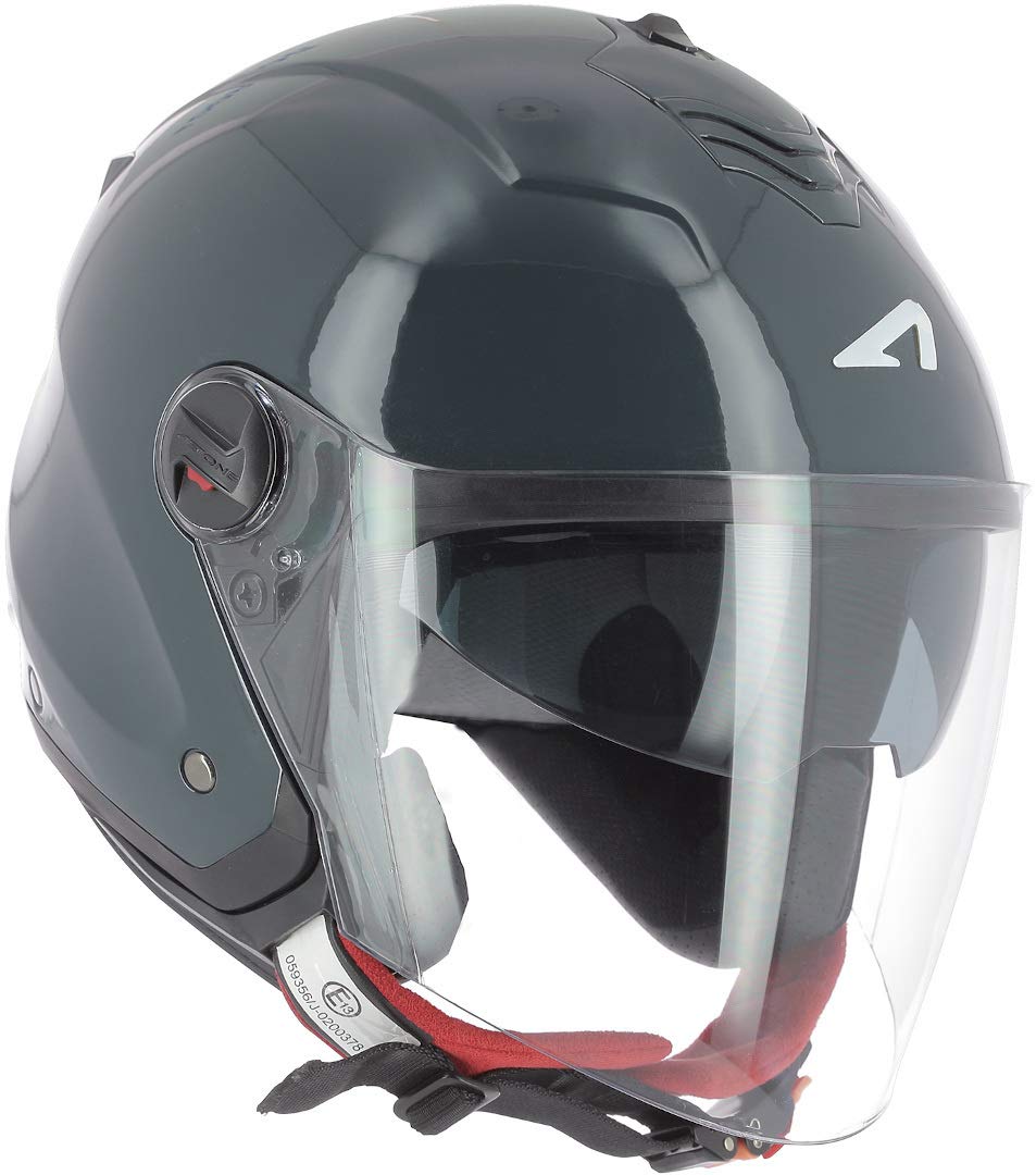 Astone kask motocyklowy typu jet mini, ciemnoszary, L