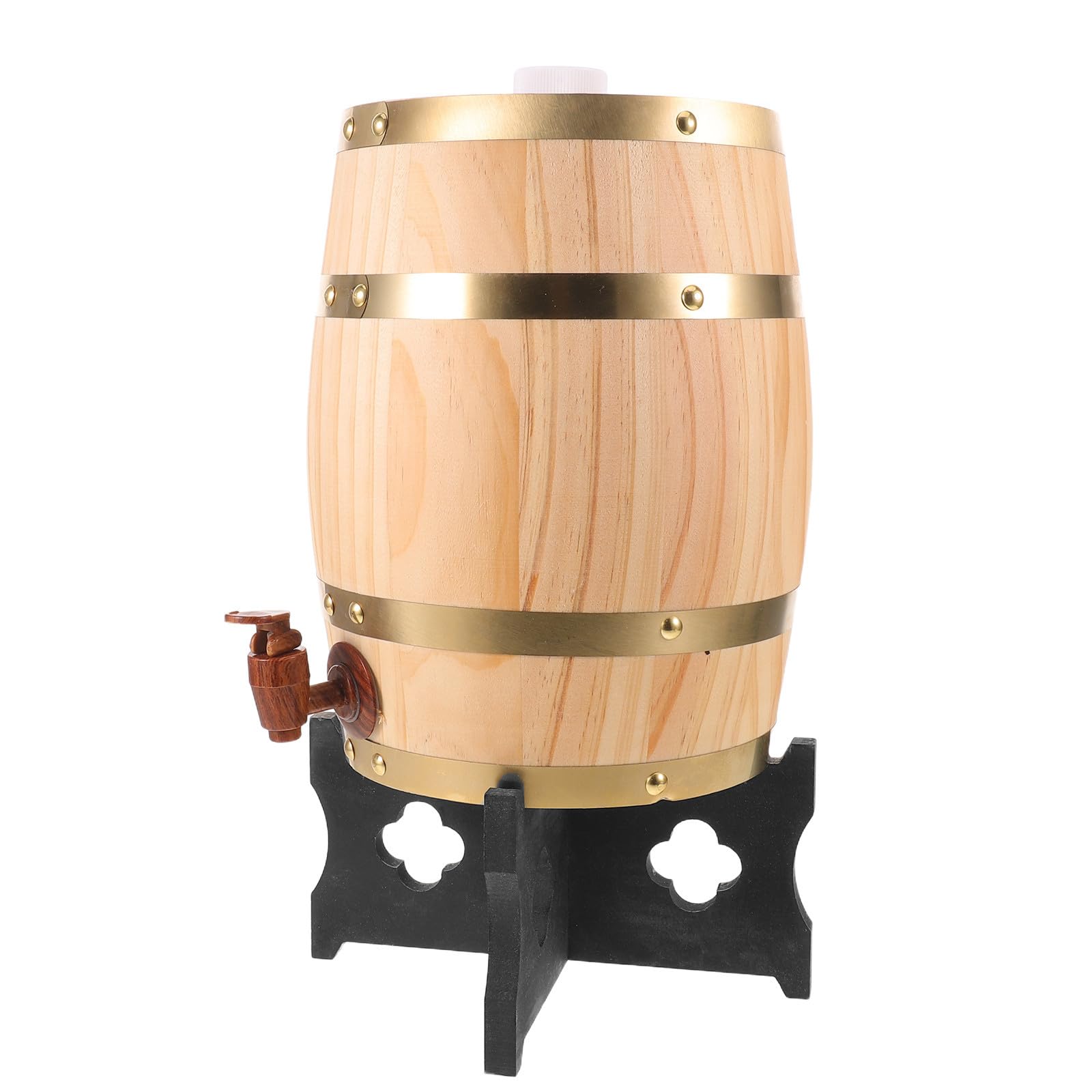 Barril de Roble de 5l en Madera, Estilo Vintage para Vino