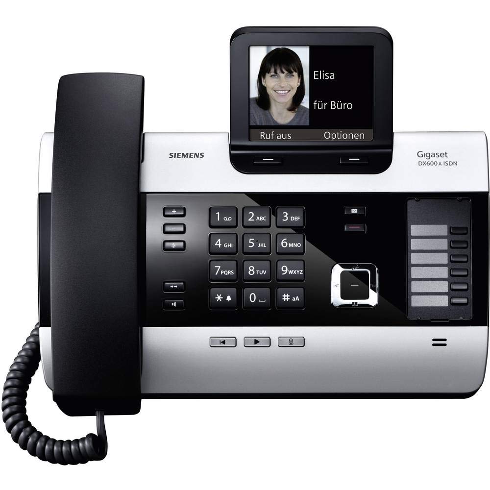 Gigaset DX600A - Teléfono de sobremesa ISDN (750 entradas, TFT, 320 x 240 pixeles) ( Alemania )