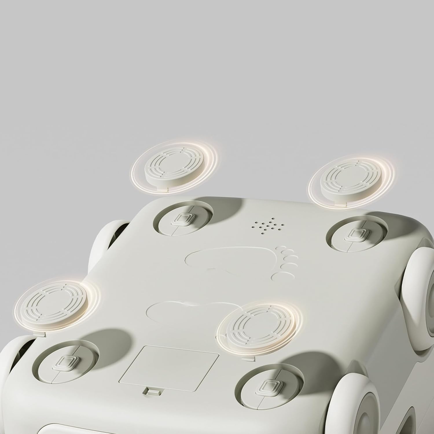 Portable Potty Training Seat with Night Light & Soft Cushion, 3-in-1 Travel-Friendly Training Toilet for Toddlers Boys Girls 18-36 Months, Home Daycare