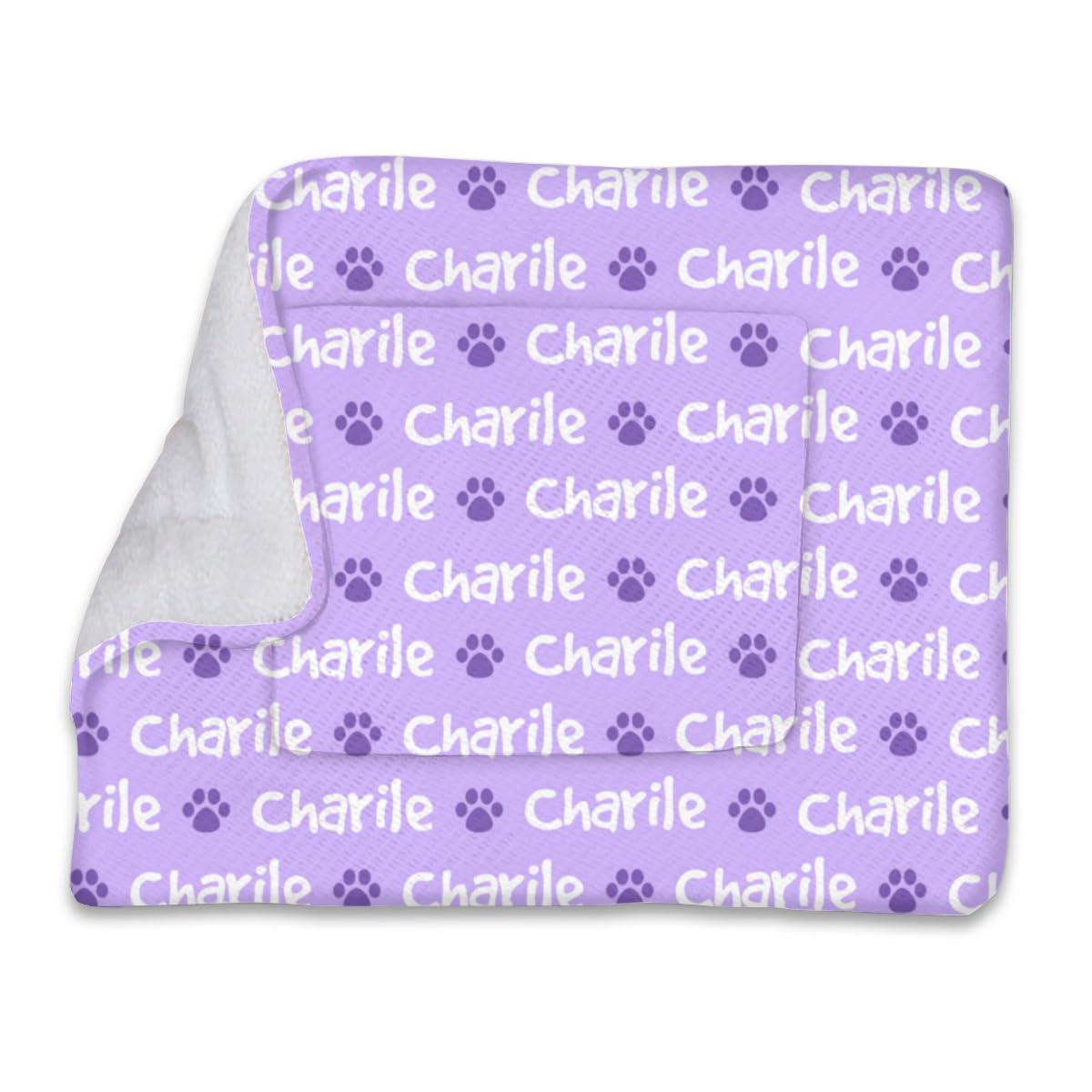 Pet Warm Pad Flannel,Custom Name Pet Pad,Personalized Dog Bed Mat Gifts,Ultra Soft Flannel Pet Bed Mat for Puppy Dog Cat, Dog Crate Mat Kennel Pad for