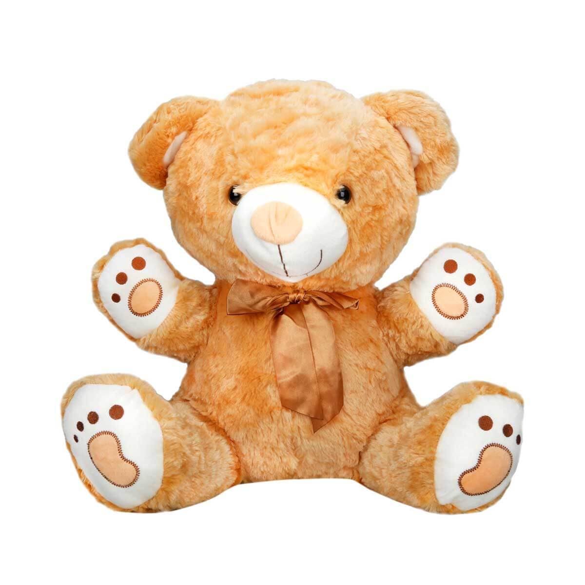 Peluş Ayi Oturan Kurdeleli 43Cm.3R.